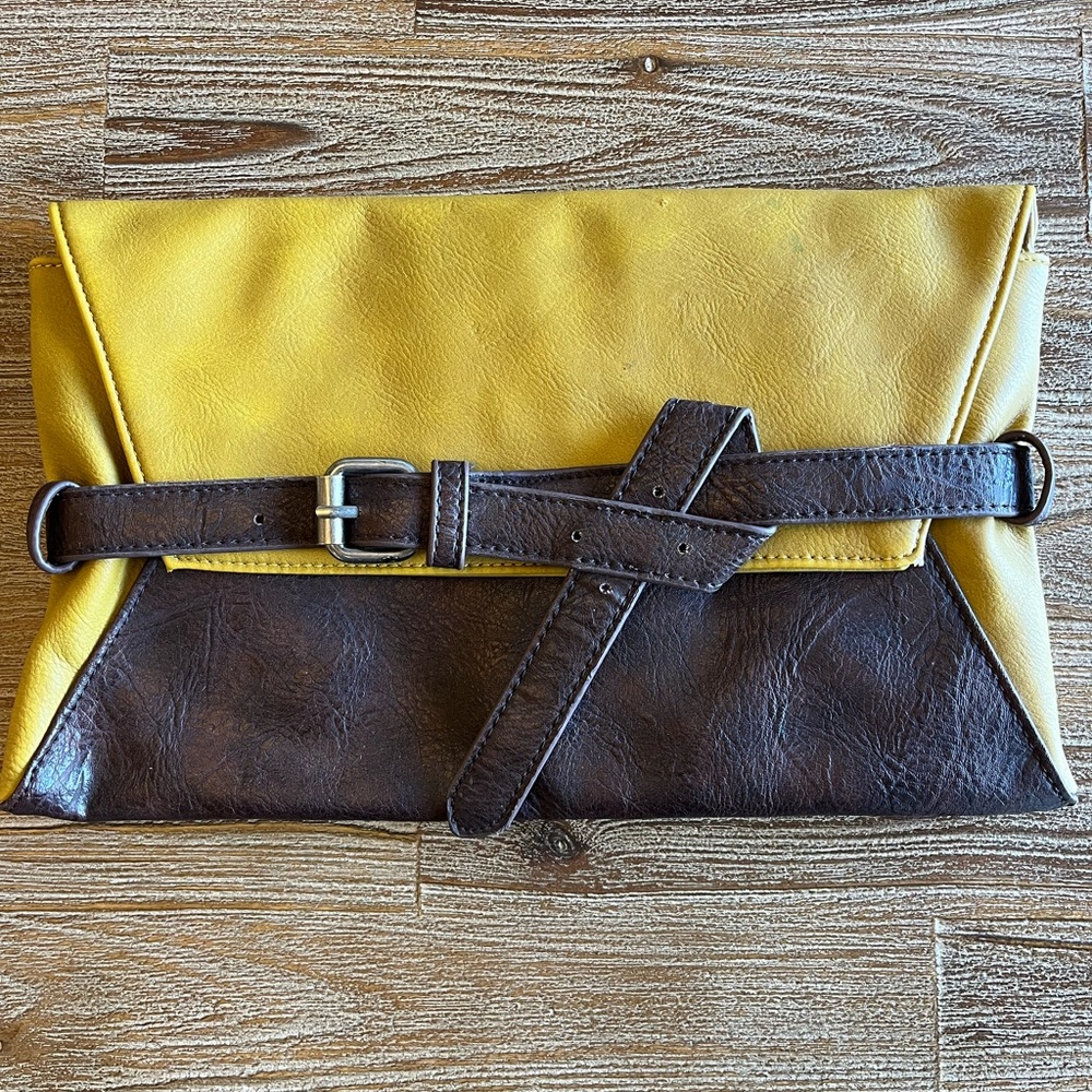 Shiraleah Leather Clutch